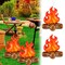 Inflatable Bonfire Decoration – 13" H x 9.5" W Campfire Prop for Parties, Classrooms & Events